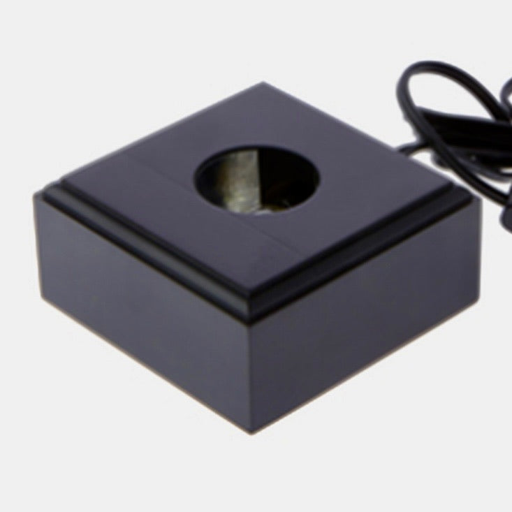 Square Light Base: Black
