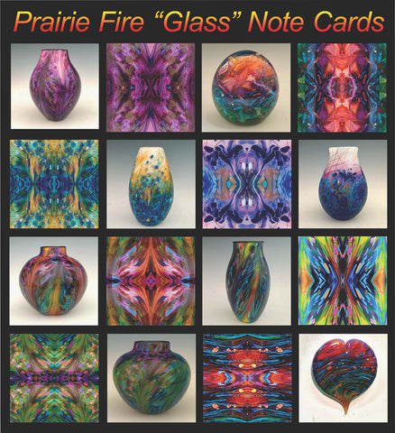 Prairie Fire Glass Card Set